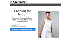 Desktop Screenshot of iksportswear.com